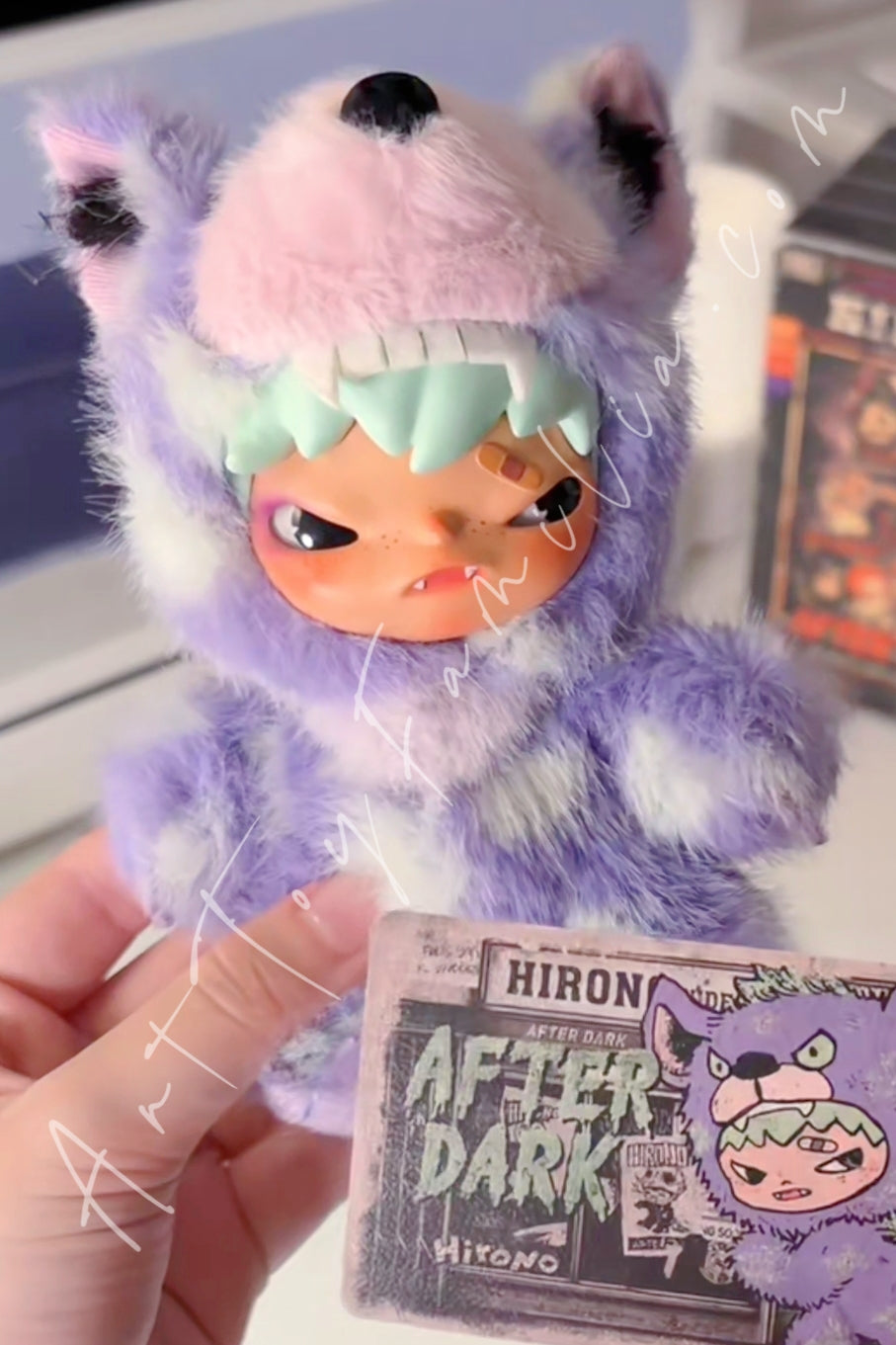 Popmart Hirono After Dark Series Plush Doll Pendant Off Script