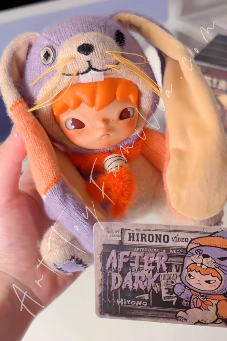 Popmart Hirono After Dark Series Plush Doll Pendant Runaway