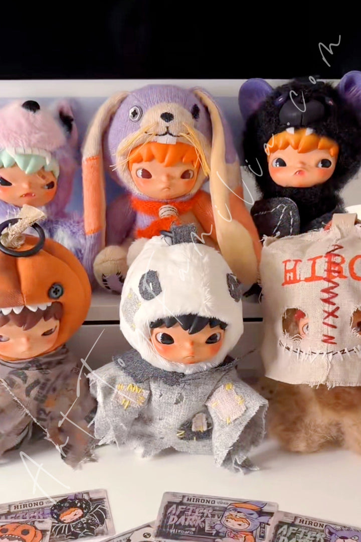 Popmart Hirono After Dark Series Plush Doll Pendant Sealed Full Set