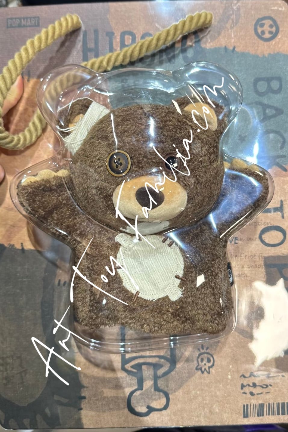 Popmart Hirono Back To Play Series Hand Puppet Doll Bear