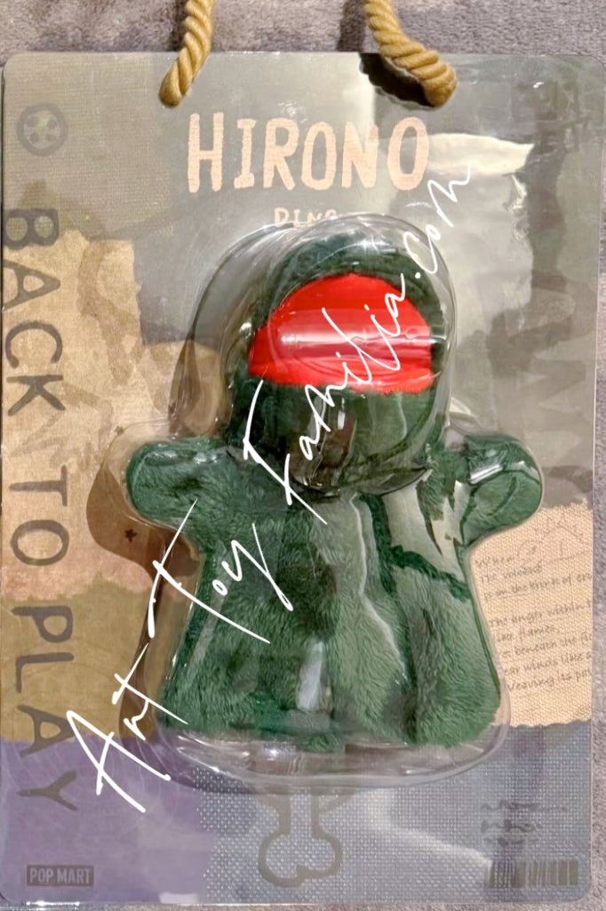 Popmart Hirono Back To Play Series Hand Puppet Doll Dino