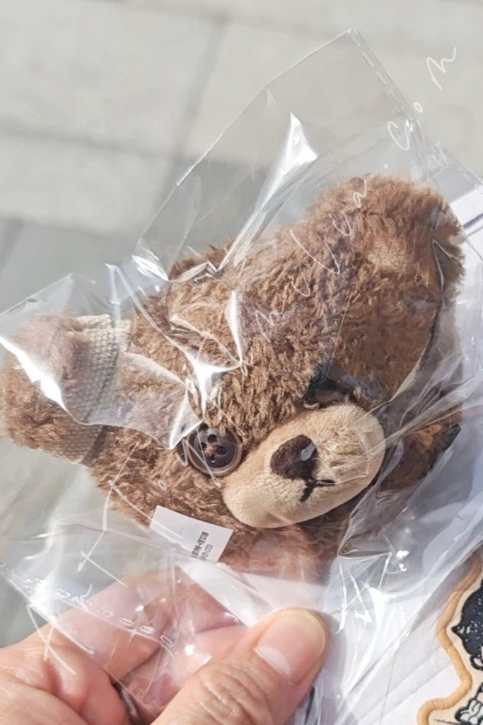 POP MART - Hirono Bear Head Plush Pendant - 小野熊头毛绒