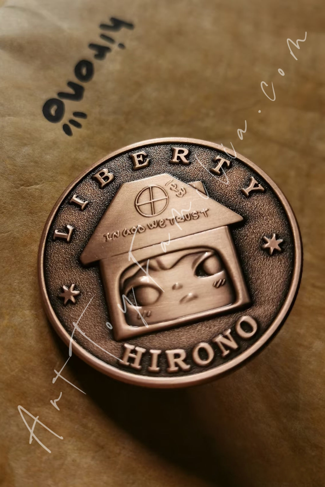 Popmart Hirono Being Alive Souvenir Badge