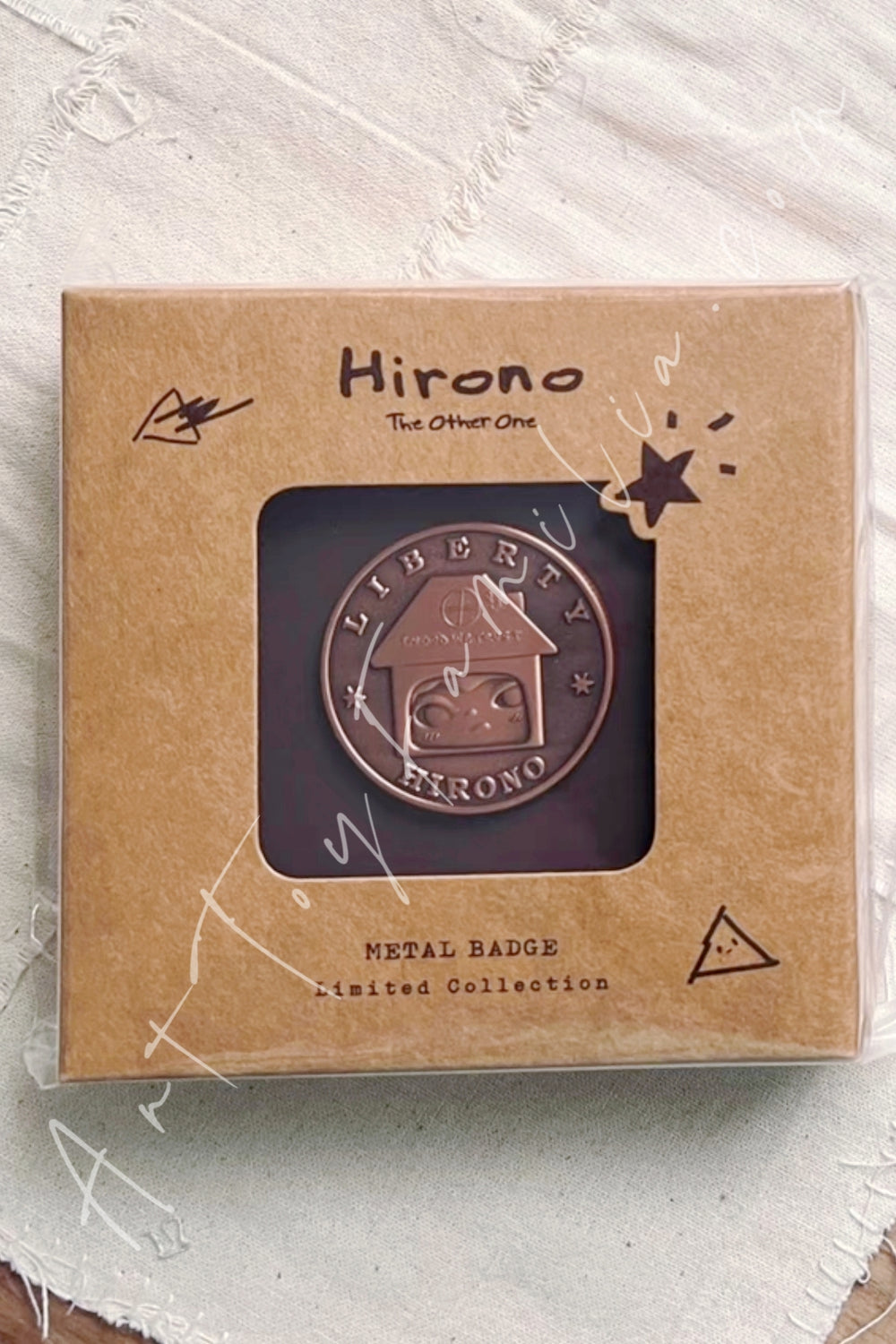Popmart Hirono Being Alive Souvenir Badge