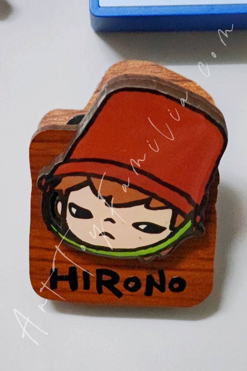 Popmart Hirono Echo Series Fridge Magnet Clip Knight