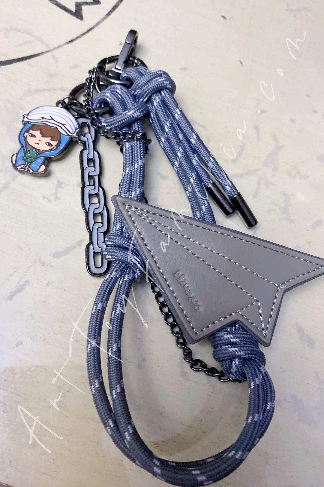 POP MART - Hirono Echo Series Pendant Chain - 回声系列挂链 Staying Up - 不想睡觉