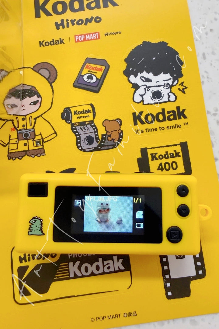 Popmart Hirono × Kodak Charmera Keychain Digital Camera
