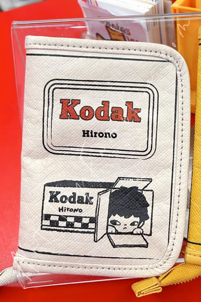 Popmart Hirono × Kodak Passport Holder Beige