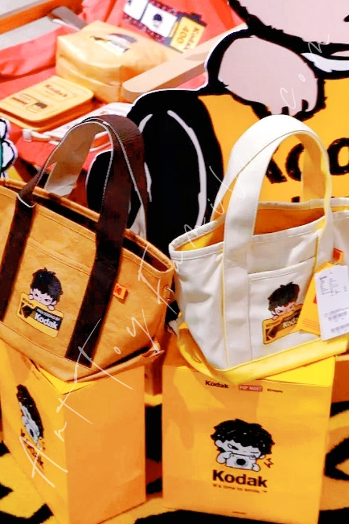 Popmart Hirono × Kodak Tote Bag