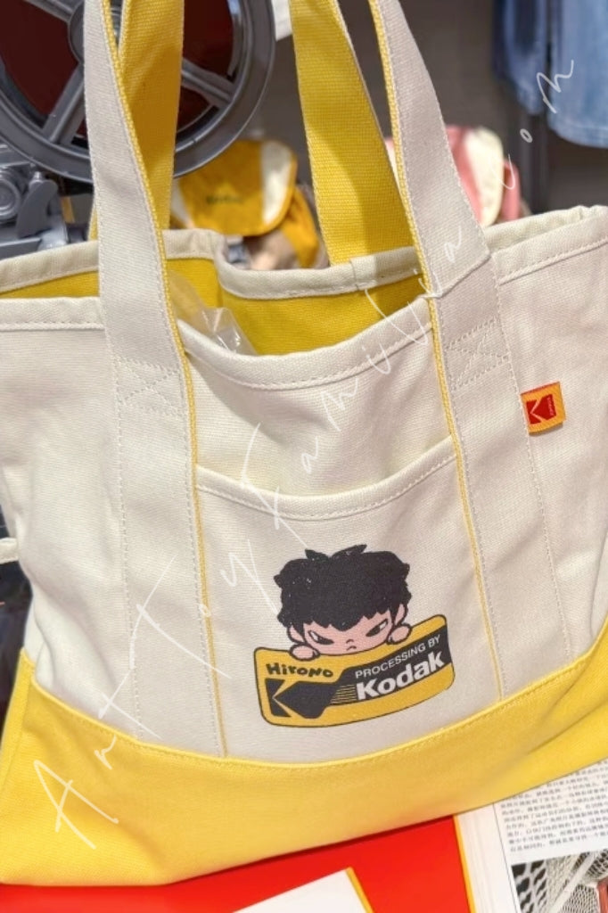 Popmart Hirono × Kodak Tote Bag White