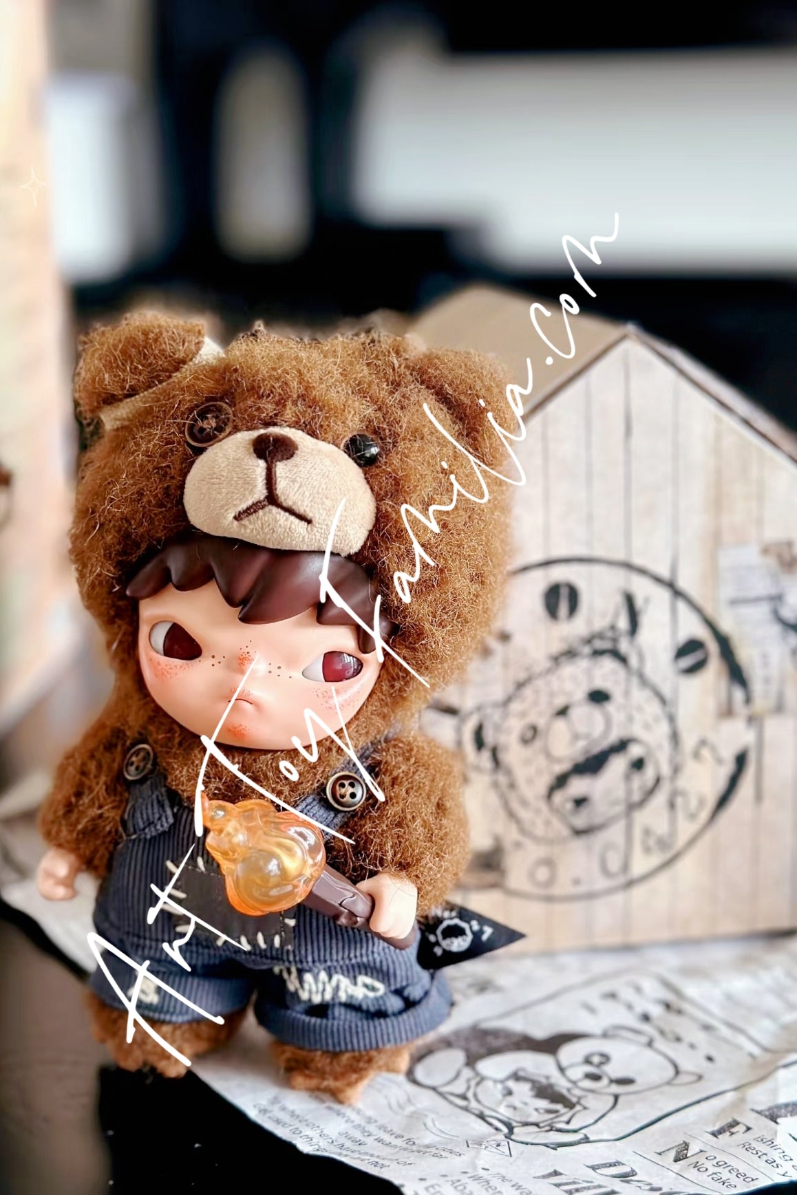 Hirono Living Wild-Fight For Joy Plush Doll - 为喜乐而战毛绒