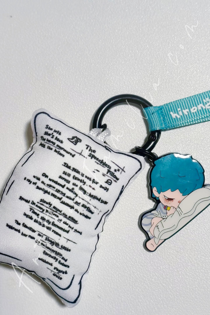 Popmart Hirono Mime Series Keychain Poem