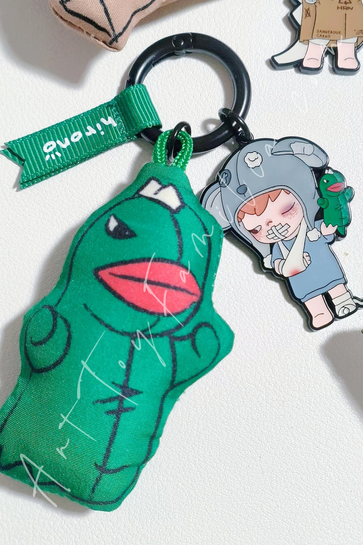 Popmart Hirono Mime Series Keychain Unspoken