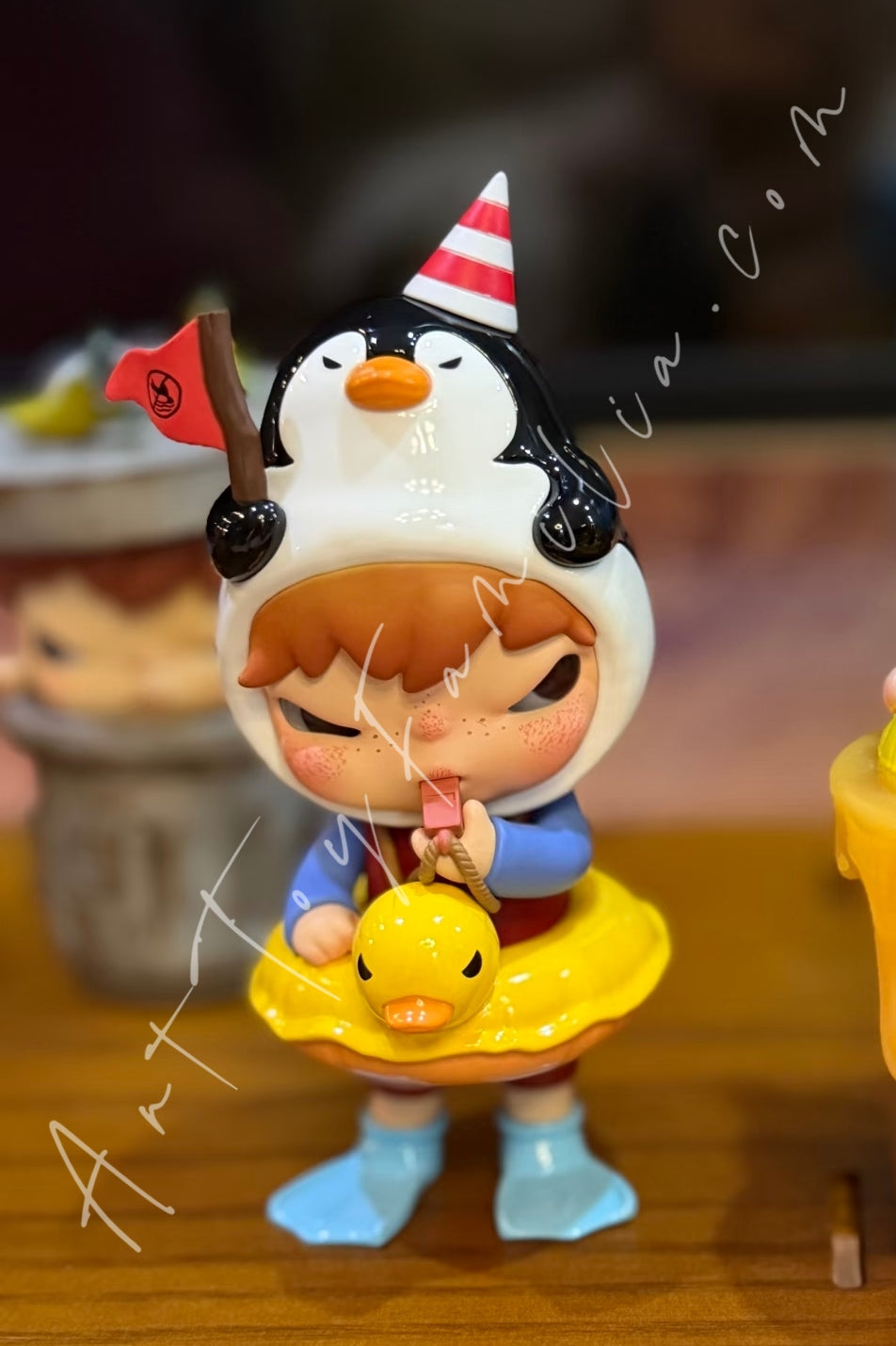 Popmart Hirono Penguin Lifeguard Figurine