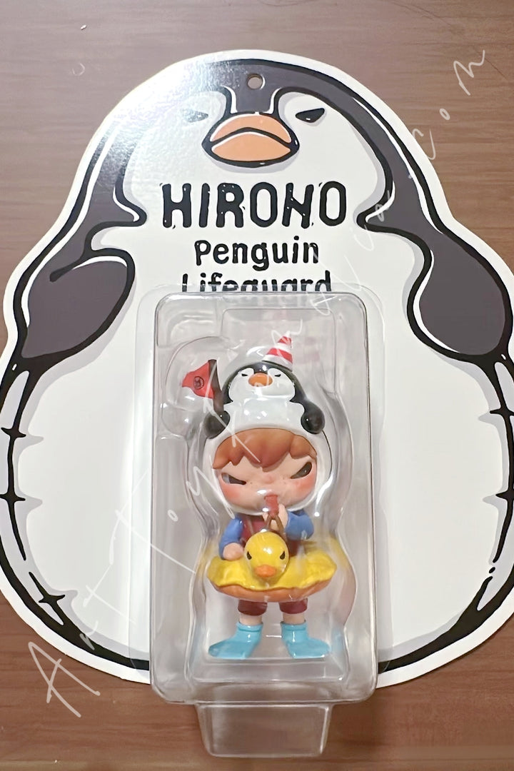 Popmart Hirono Penguin Lifeguard Figurine