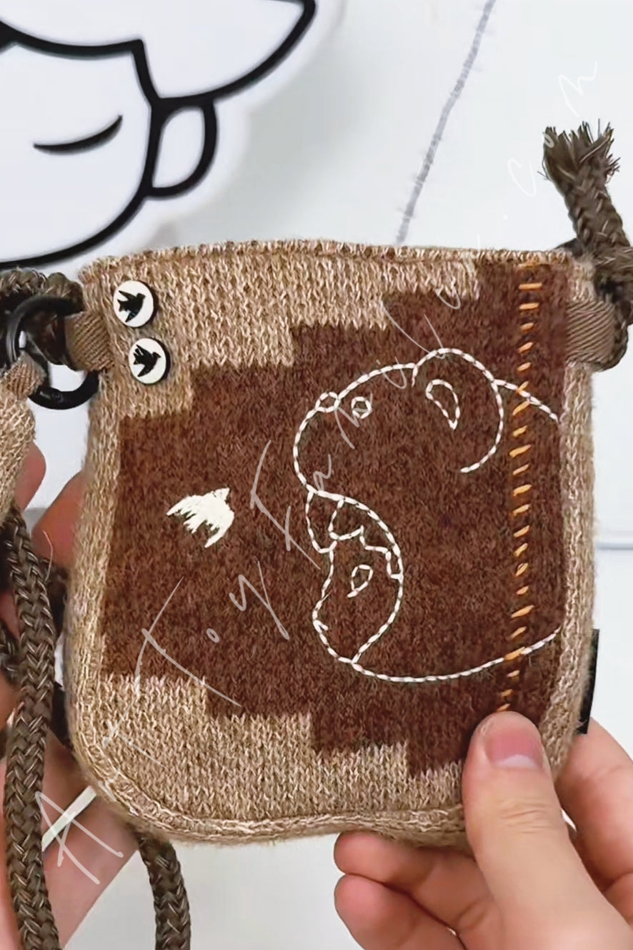 バッグ hiropon ヒロポン ワンショルダーバッグ黒 Original one shoulder bag/black