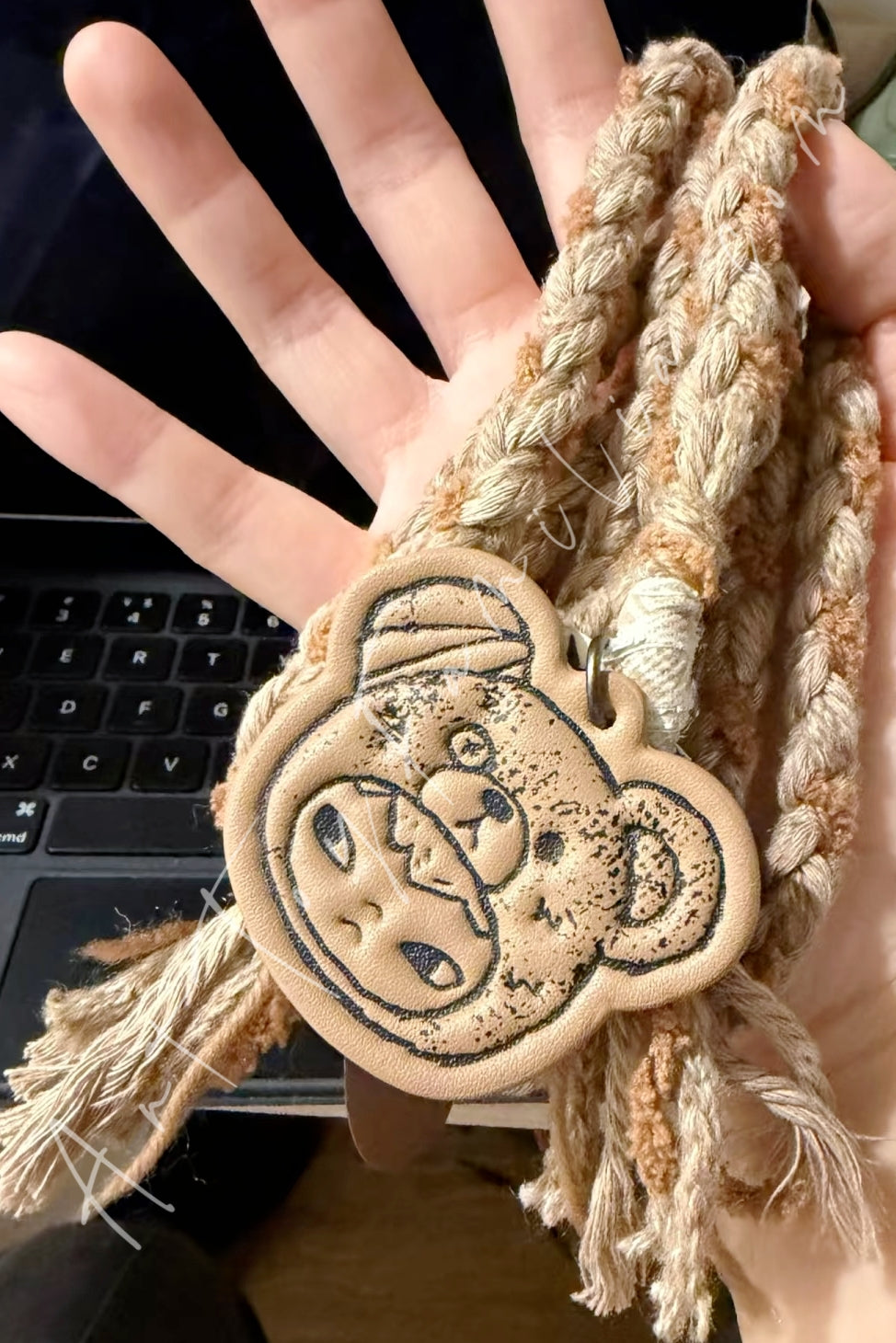 Popmart Hirono Road Journal Series Phone Lanyard Woven Woods