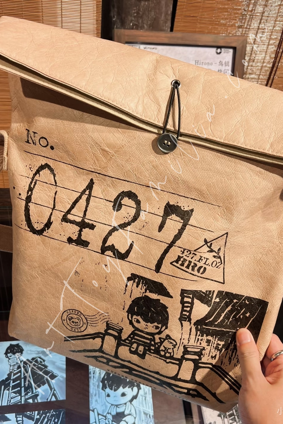 Popmart Hirono The Fleeting Years Series Message Bag