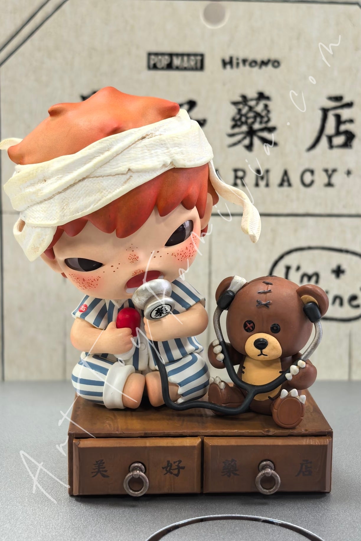 【上海限定】POPMART HIRONO 美好薬店 フィギュア POP MART Hirono Wellpharmacy Figurine – Art Toy Familia