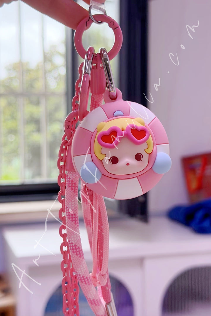 Popmart Island Vacation Series Multi-Functional Lanyard Skullpanda Summer Crush