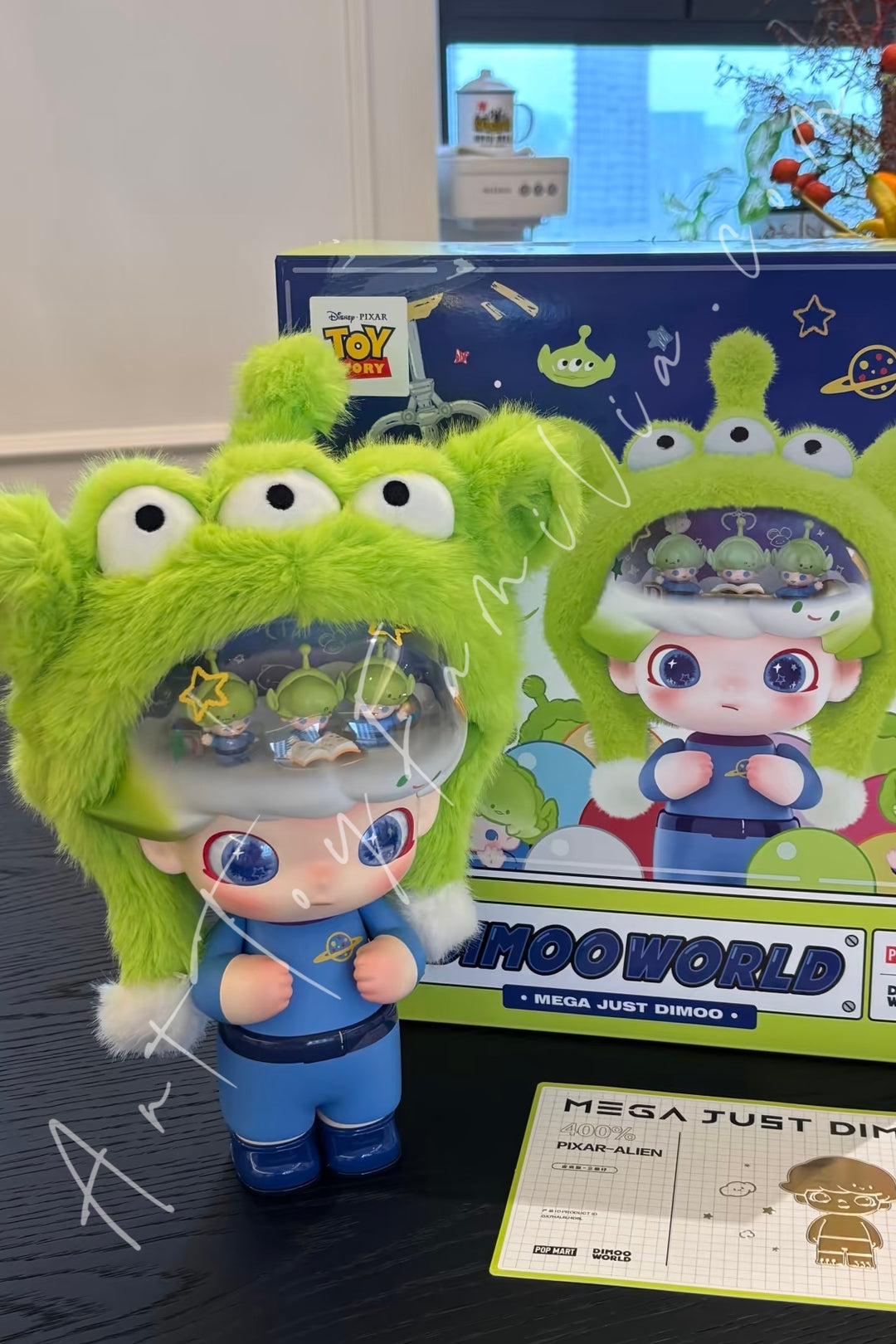 Popmart MEGA Just Dimoo 400% PIXAR-Alien