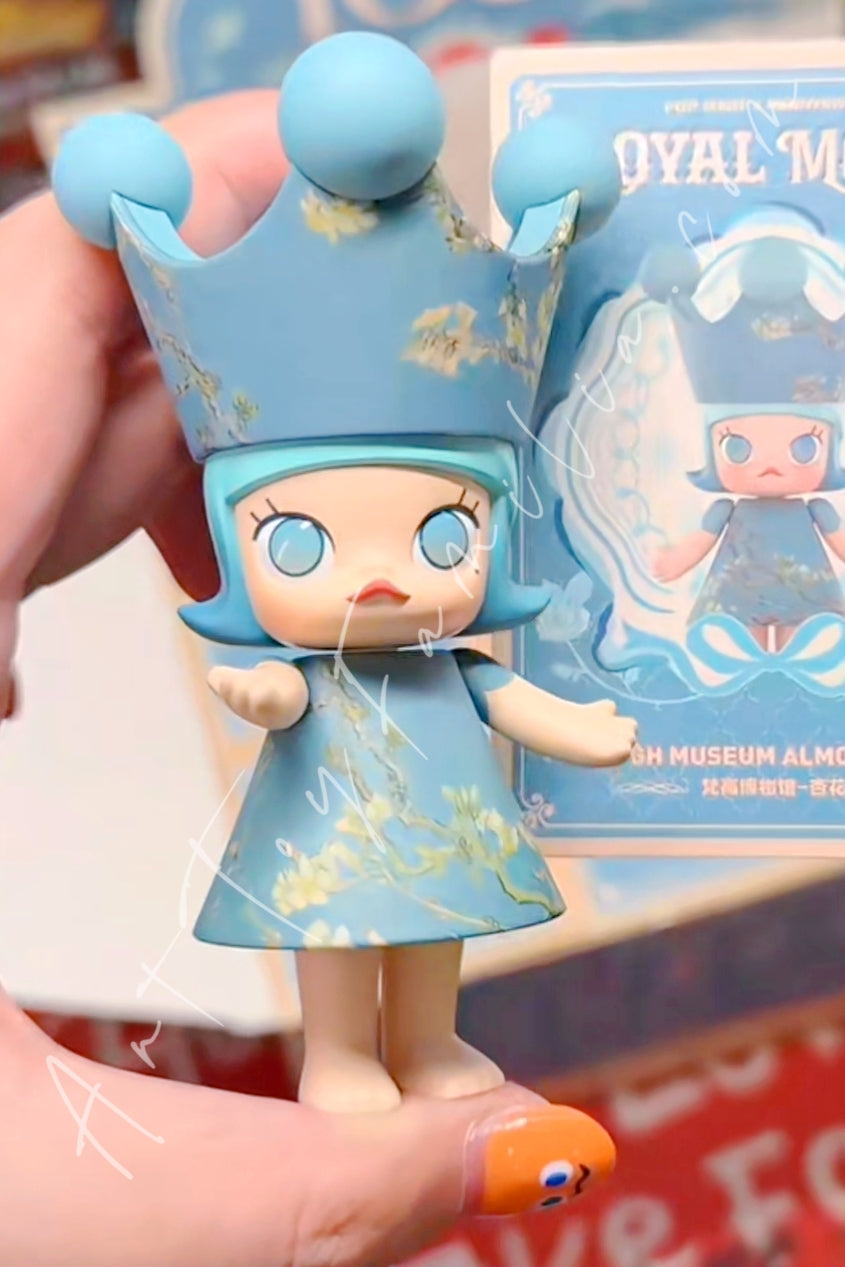 Popmart MEGA Royal Molly 100% Series 1 Van Gogh Museum Almond Blossom