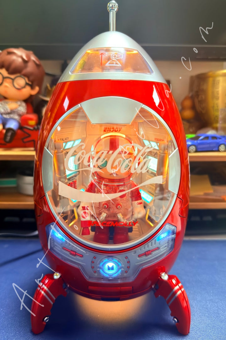 Popmart MEGA Space Molly × Coca-Cola Series Rocket Figure