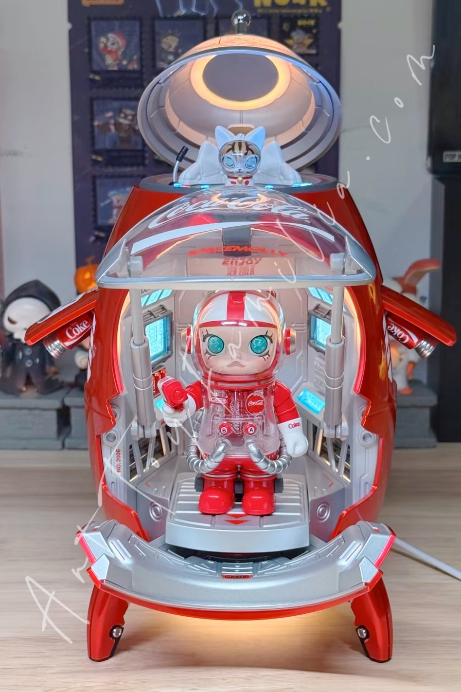Popmart MEGA Space Molly × Coca-Cola Series Rocket Figure
