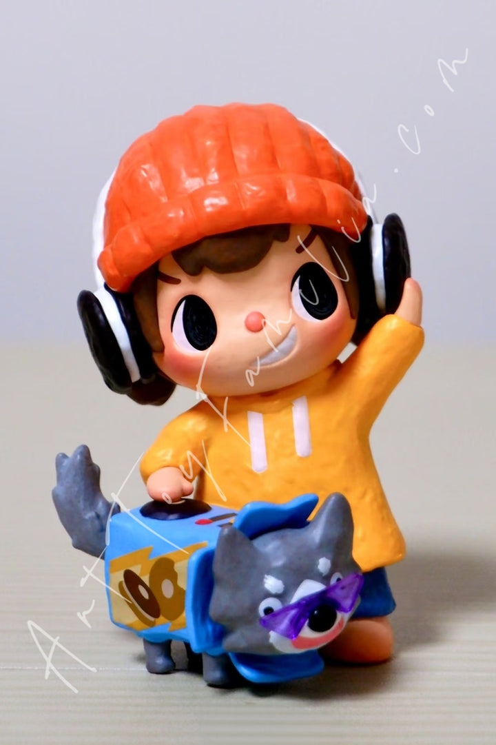 Popmart Merodi Snack Time Series Figures Cookie-Headphone DJ