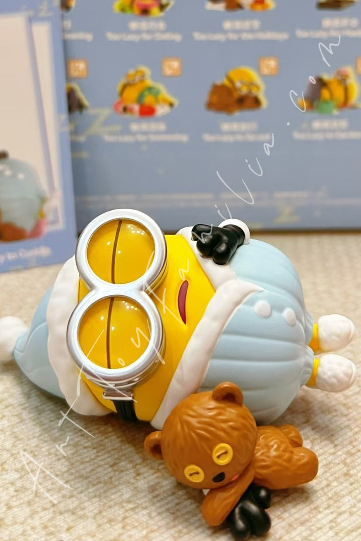 Popmart Minions Lazy Every Day Series Figures Too Lazy to Cuddle