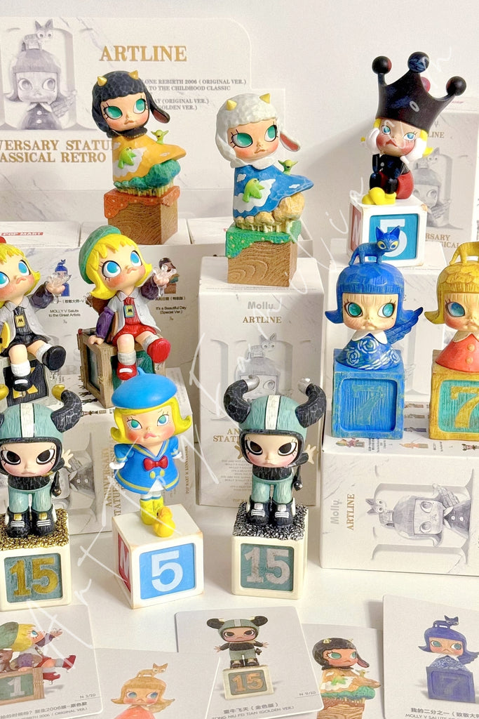 MOLLY Anniversary Statues Classical Retro 2 Series Figures | POP