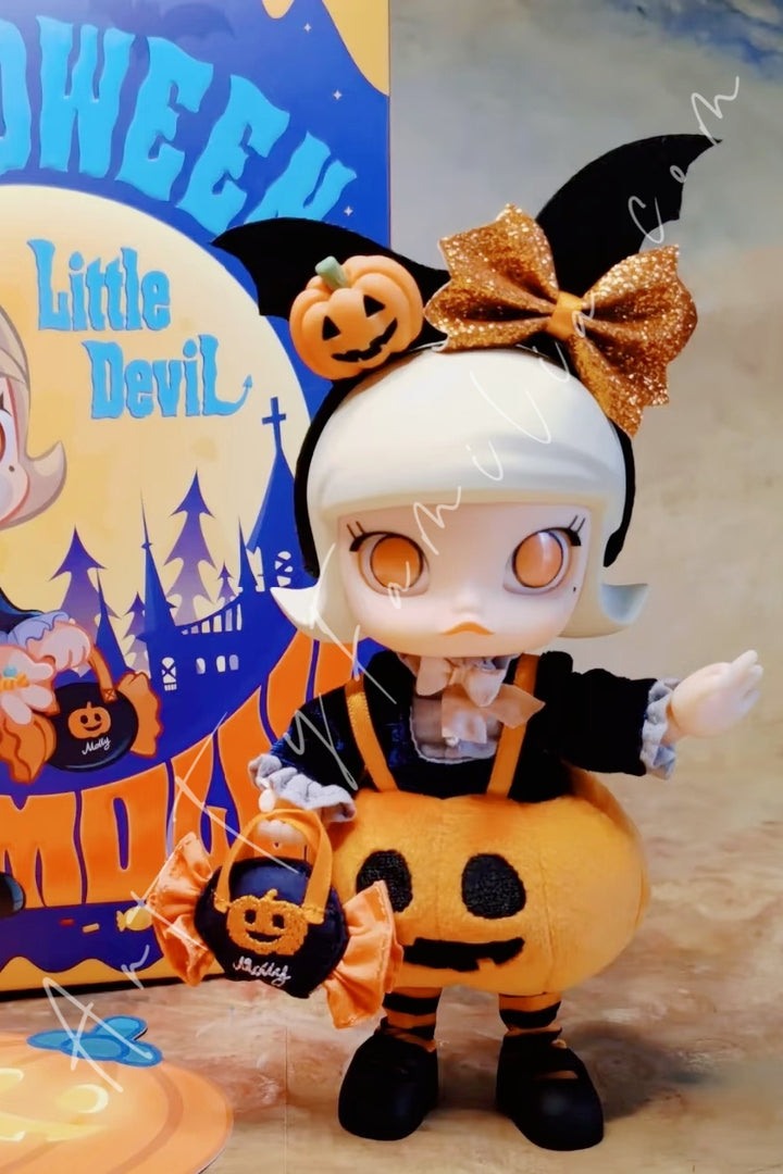Popmart Molly Halloween Little Devil Action Figure