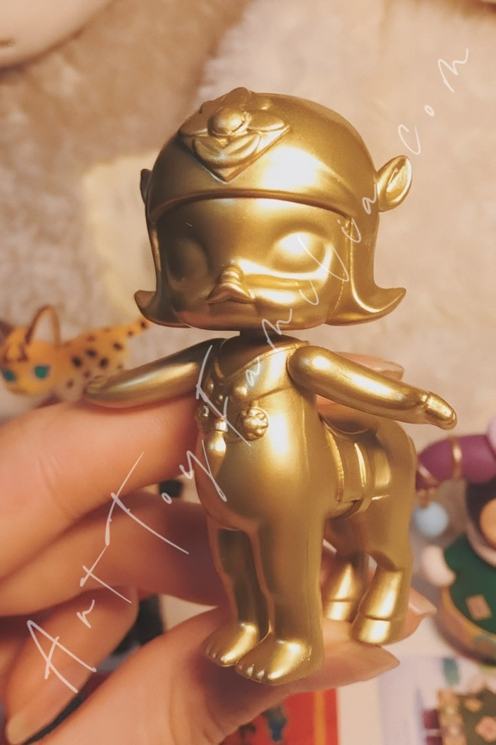 Popmart Molly Journey To The West Series The White Dragon Horse(Golden Ver.)