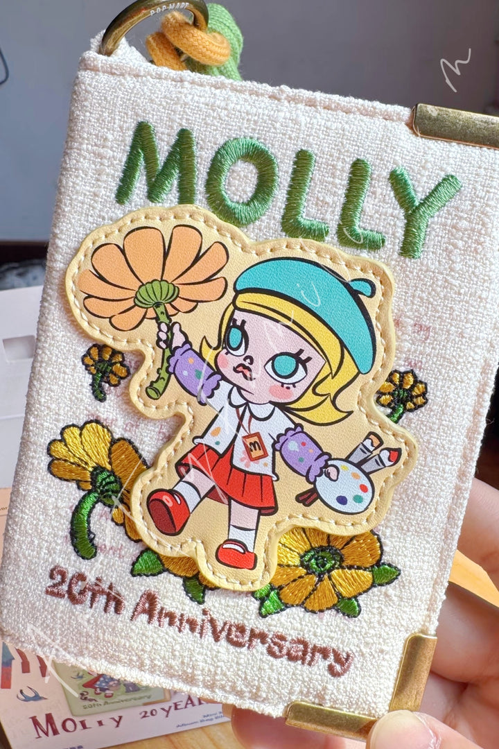 Popmart Molly Scenery Along The Way 20th Anniversary Series Mini Memory Album Bag World of Blooms