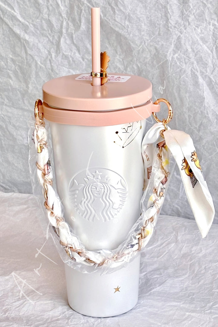 Popmart Molly × Starbucks Snowy Dream Series Cups Angel Stainless Steel Cup