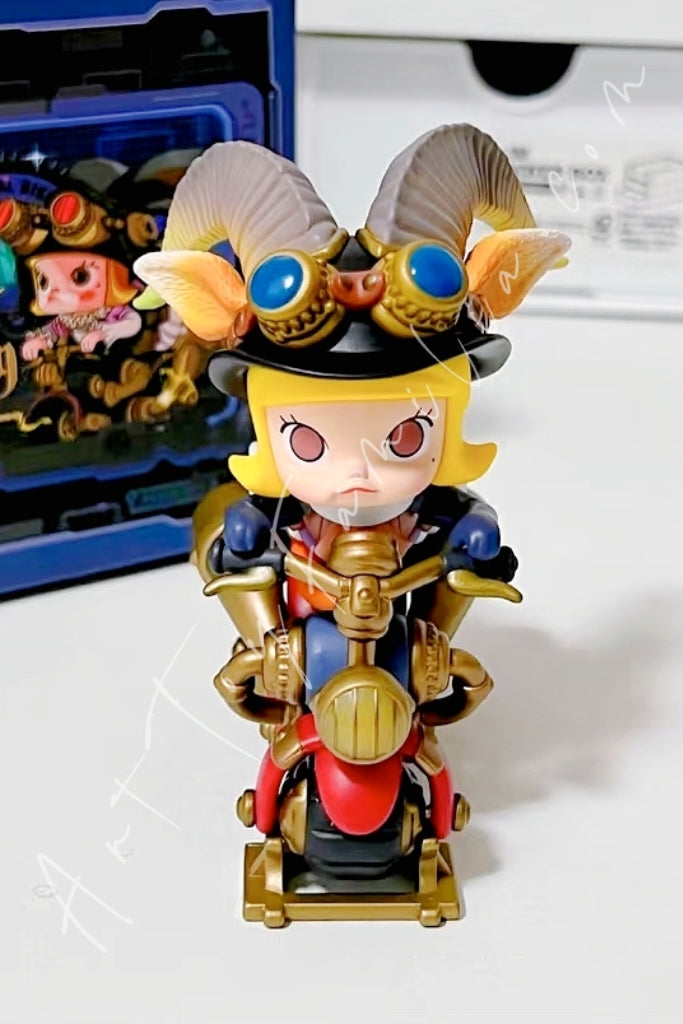 Popmart Molly Steam Punk Animal Bike Series Goat