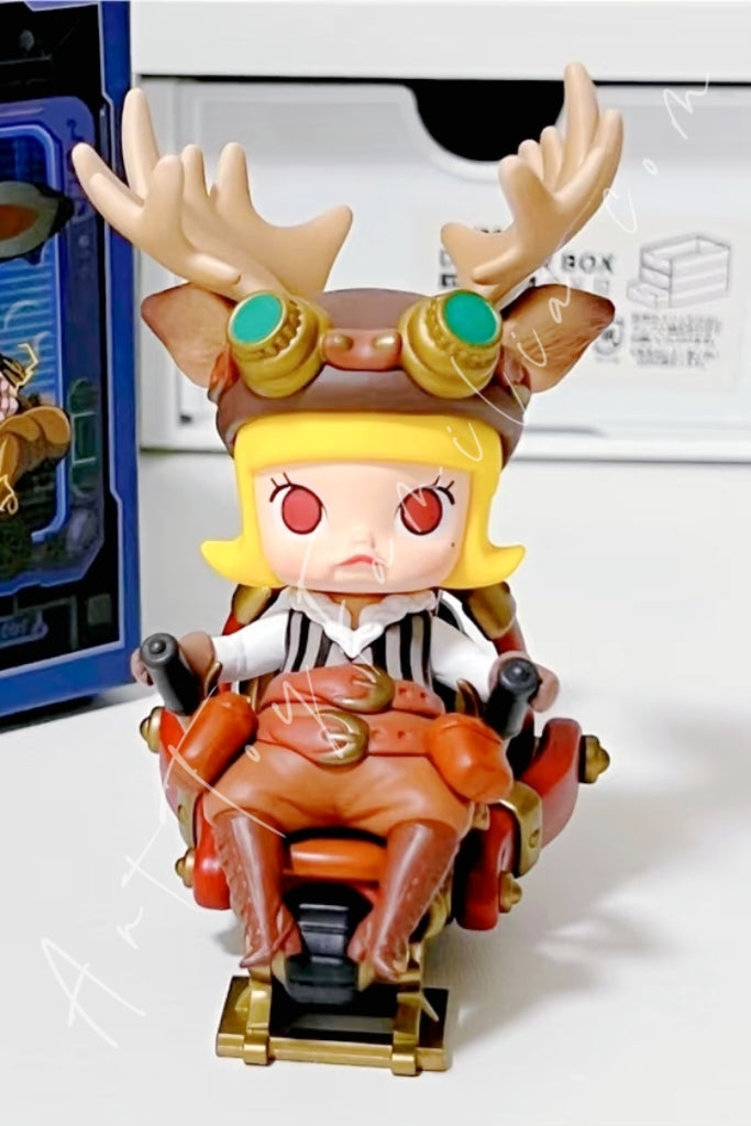 Popmart Molly Steam Punk Animal Bike Series Reindeer