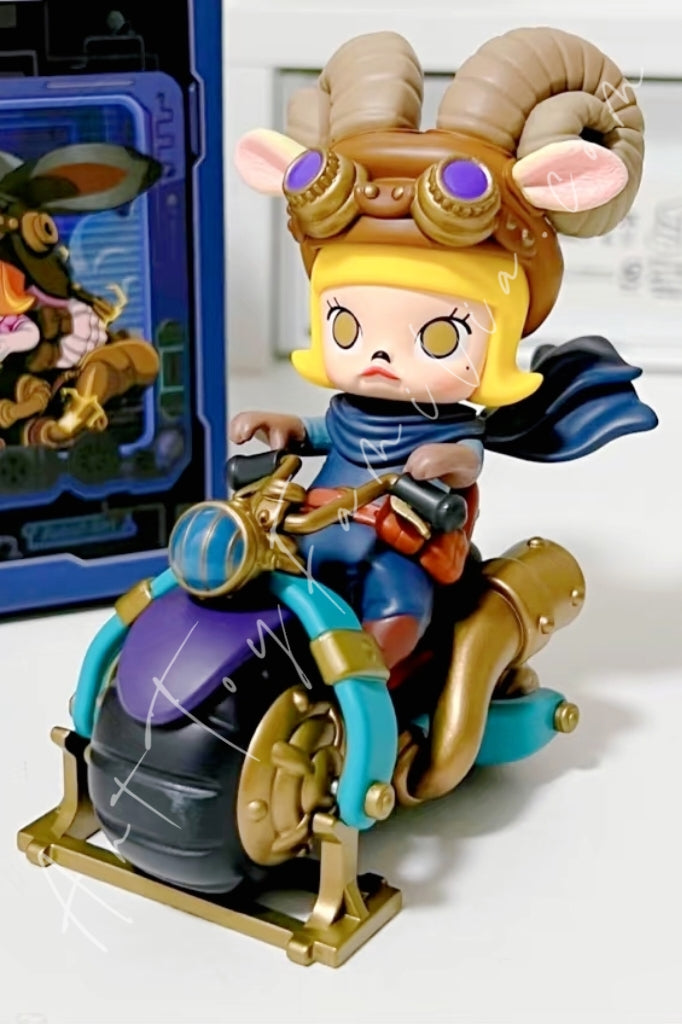 Popmart Molly Steam Punk Animal Bike Series Sheep