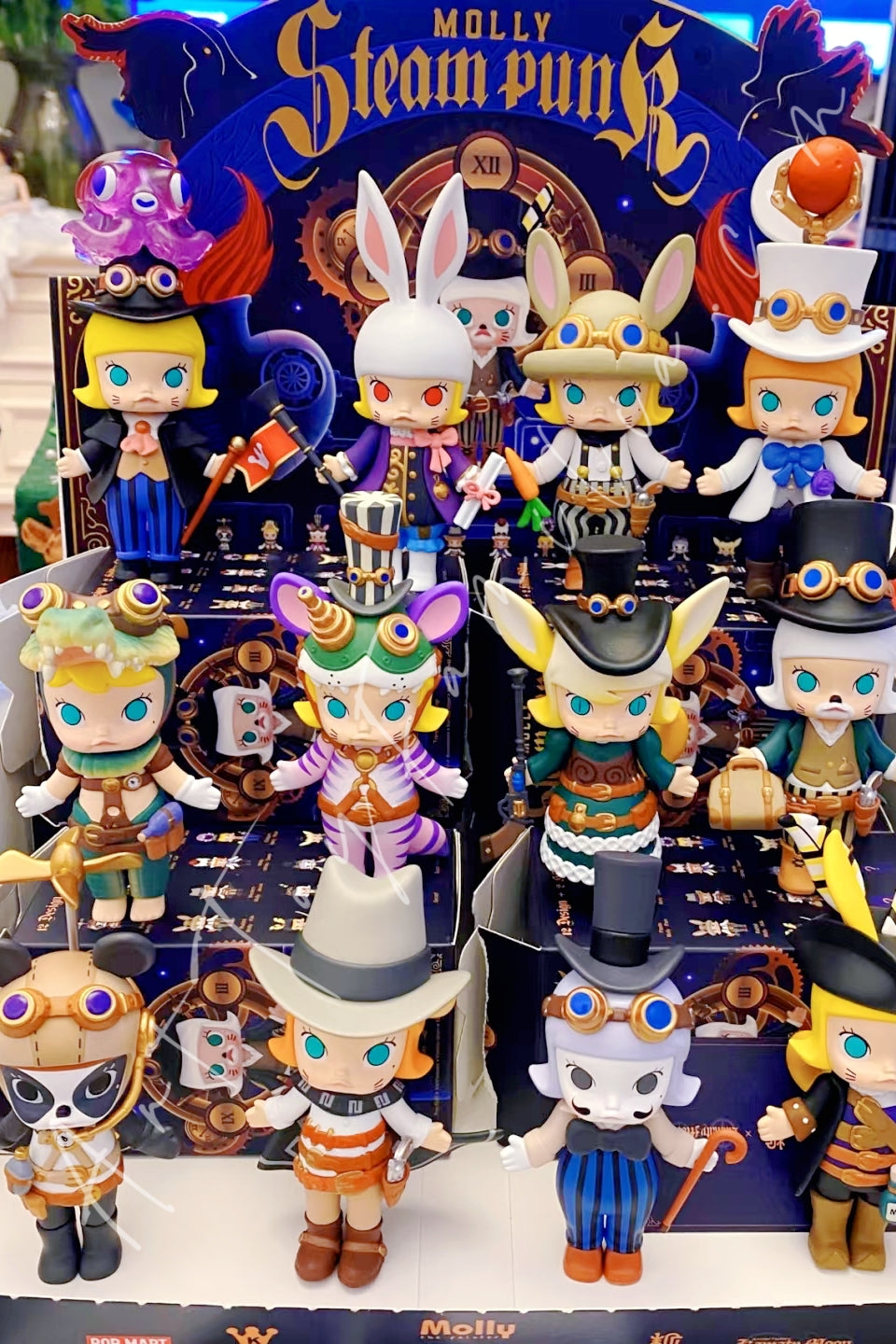 Popmart Molly Steam Punk Series Fullset