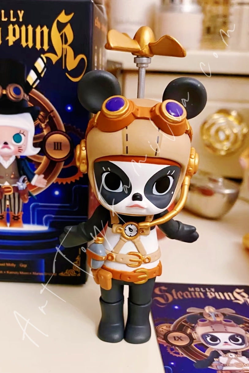 Popmart Molly Steam Punk Series Panda Molly·Pam