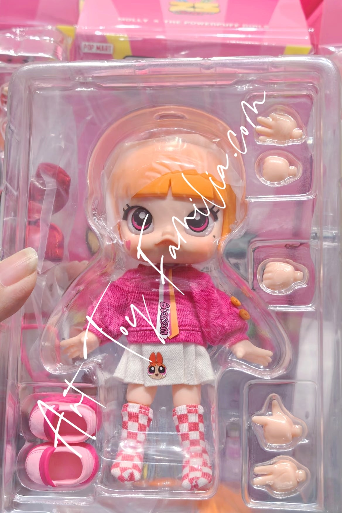Molly × The Powerpuff Girls Action Figure - 飞天小女警系列可