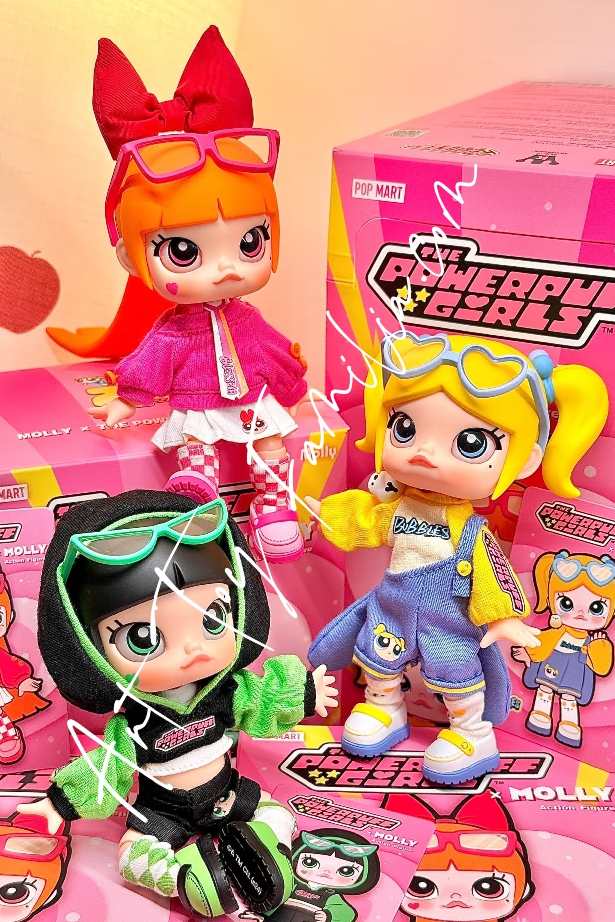 Molly × The Powerpuff Girls Action Figure - 飞天小女警系列可