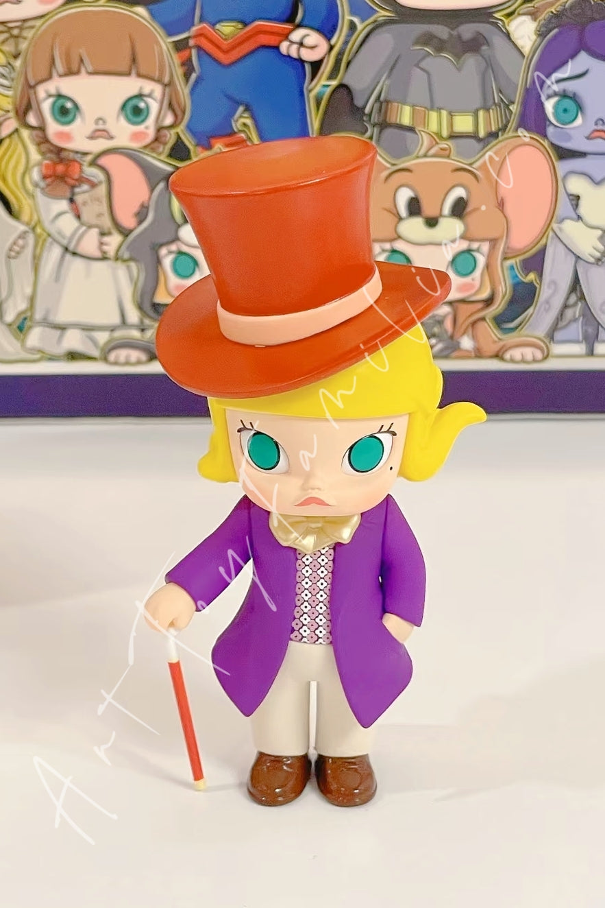 Popmart Molly × WB 100th Anniversary Series Willy Wonka And The Chocolate Factory
