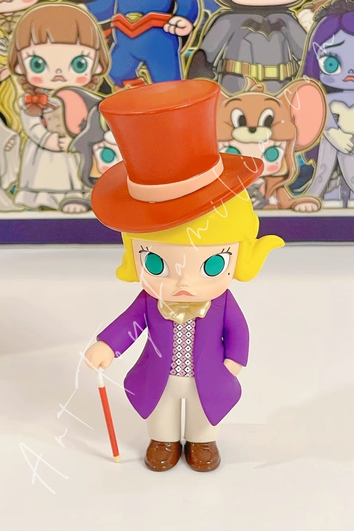Popmart Molly × WB 100th Anniversary Series Willy Wonka And The Chocolate Factory
