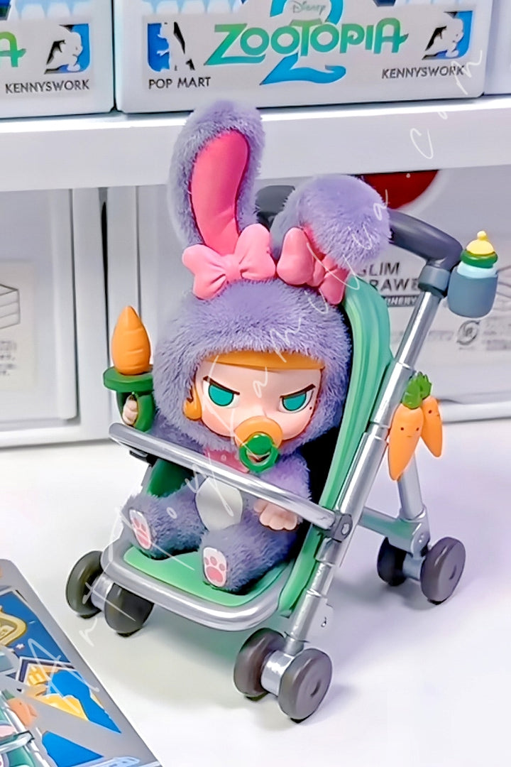Popmart Molly Zootopia 2 Series Finnick In Stroller(Secret)