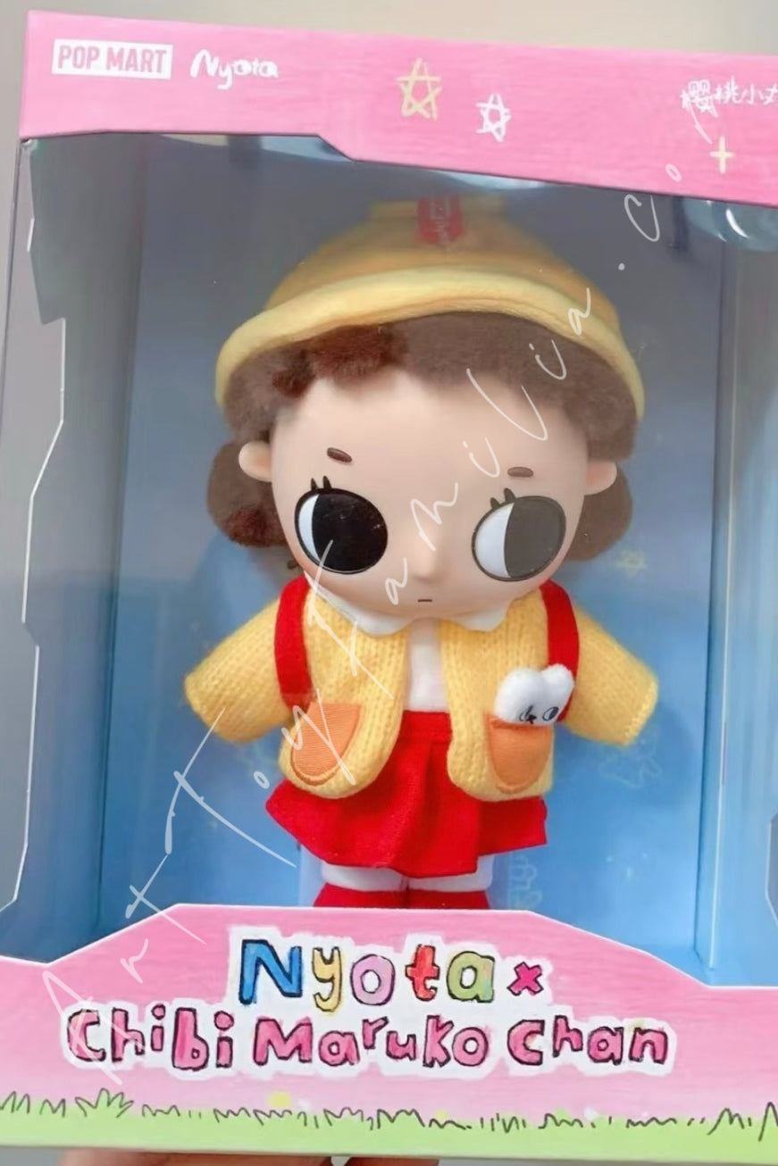 Popmart Nyota × Chibi Maruko Chan Plush Doll Pendant