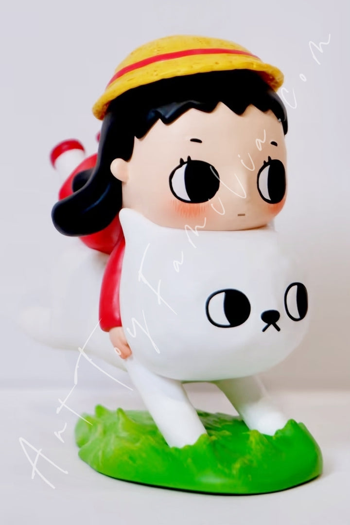 Popmart Nyota × Chibi Maruko Chan Series Figures Here Comes the Wind(Secret)