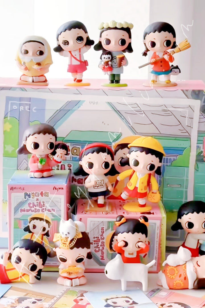 Popmart Nyota × Chibi Maruko Chan Series Figures Sealed Full Set