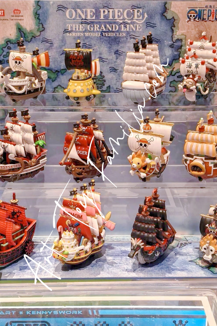 Popmart One Piece The Grand Line Series Vehicles Fullset