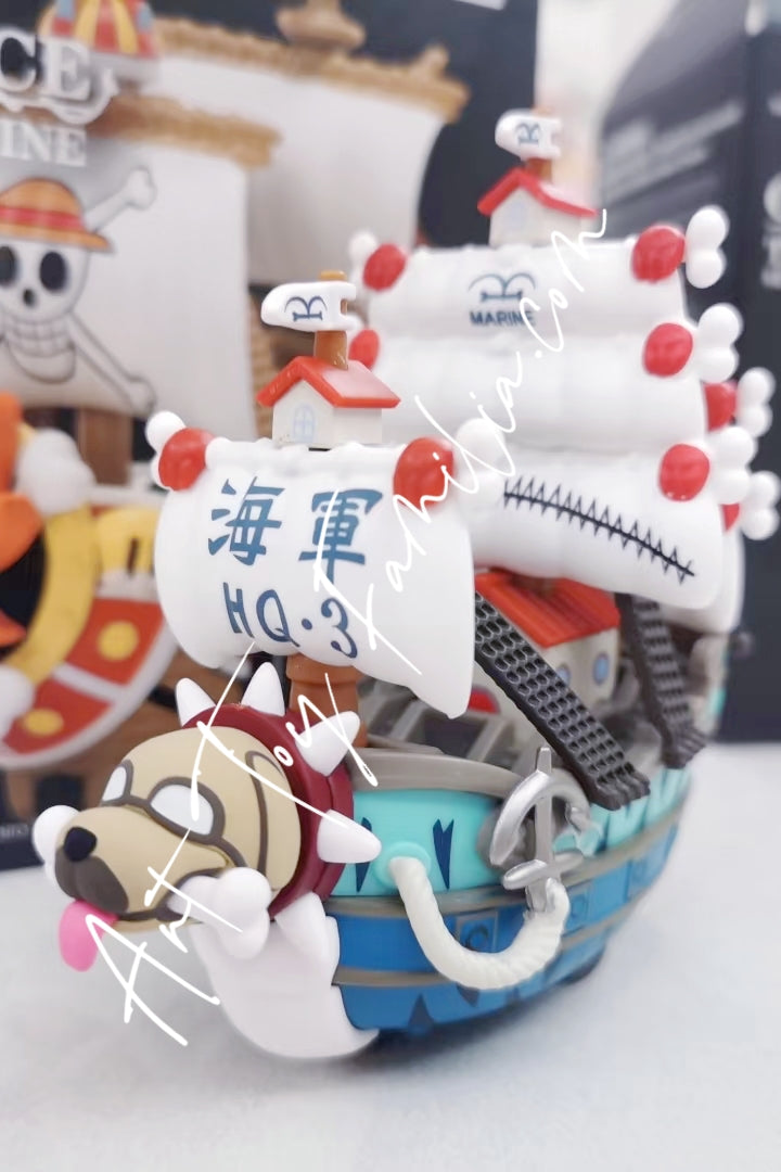 Popmart One Piece The Grand Line Series Vehicles Navy HQ.3